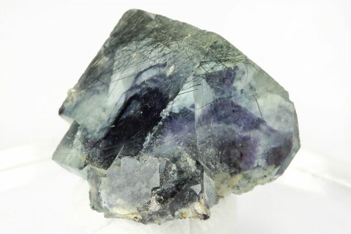 Cubic Fluorite Crystal w/ Jamesonite Inclusions - Yaogangxian Mine #215768
